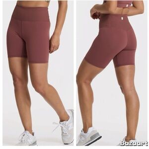 Vuori Rib Studio Cedar Biker Short Brown